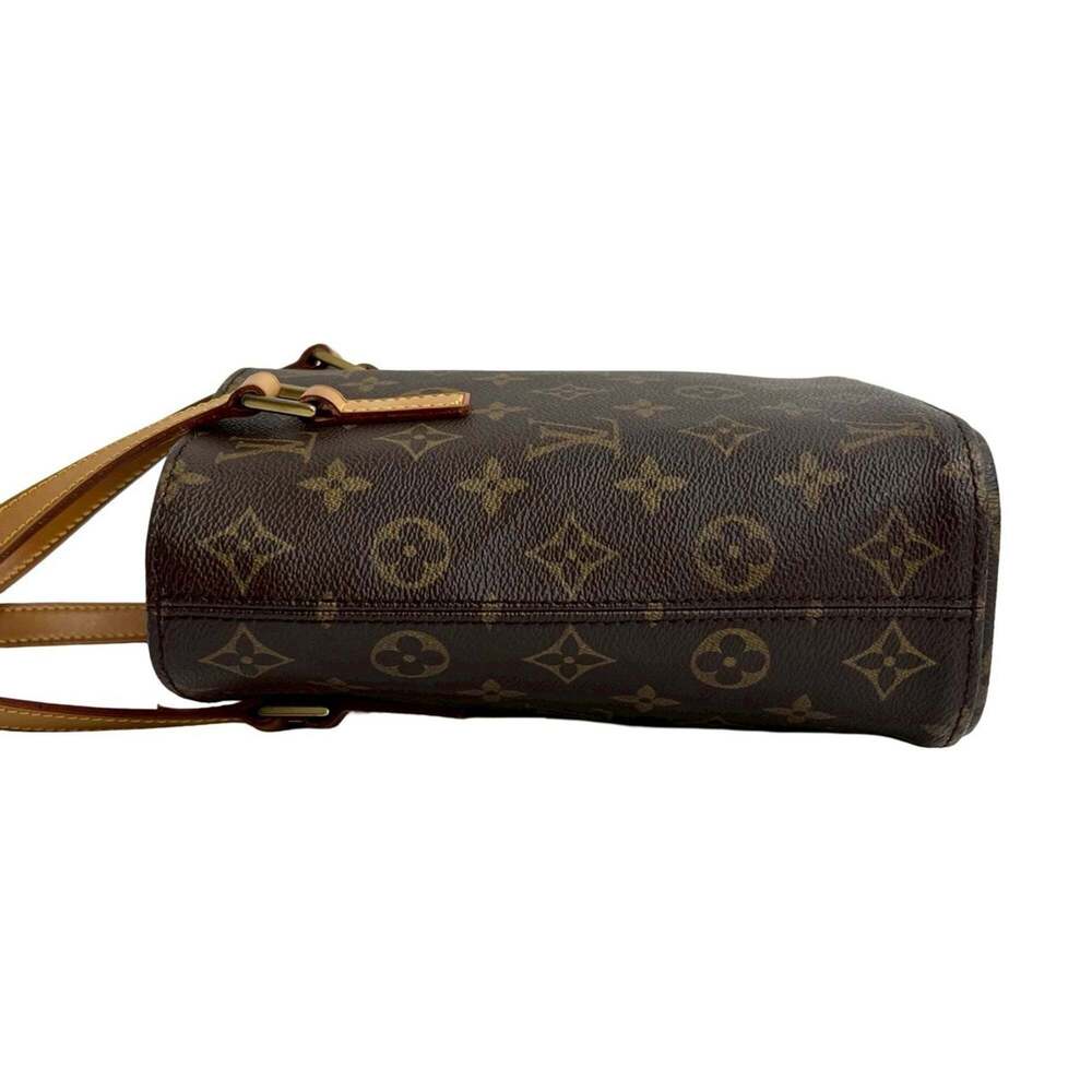 LOUIS VUITTON Authentic Brown Monogram Leather Tote Bag - Picture 5 of 10